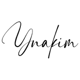 Black cursive text 'Ynakim' logo real time women`s fashion