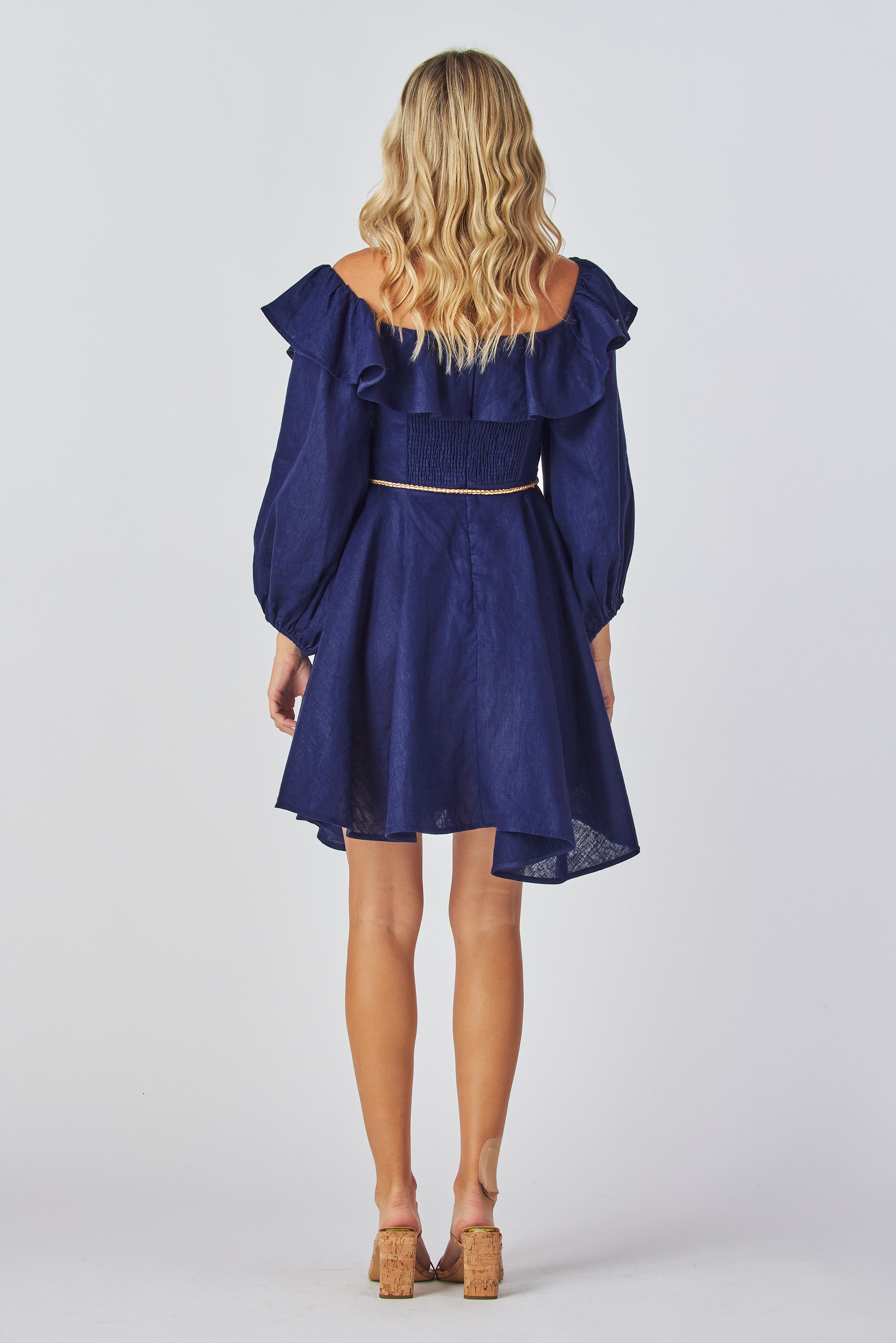 Bishop sleeve mini dress
Off-shoulder ruffle dress
Ruffle neck mini dress
String tie belt dress
Circle skirt mini dress
Long sleeve off-shoulder dress