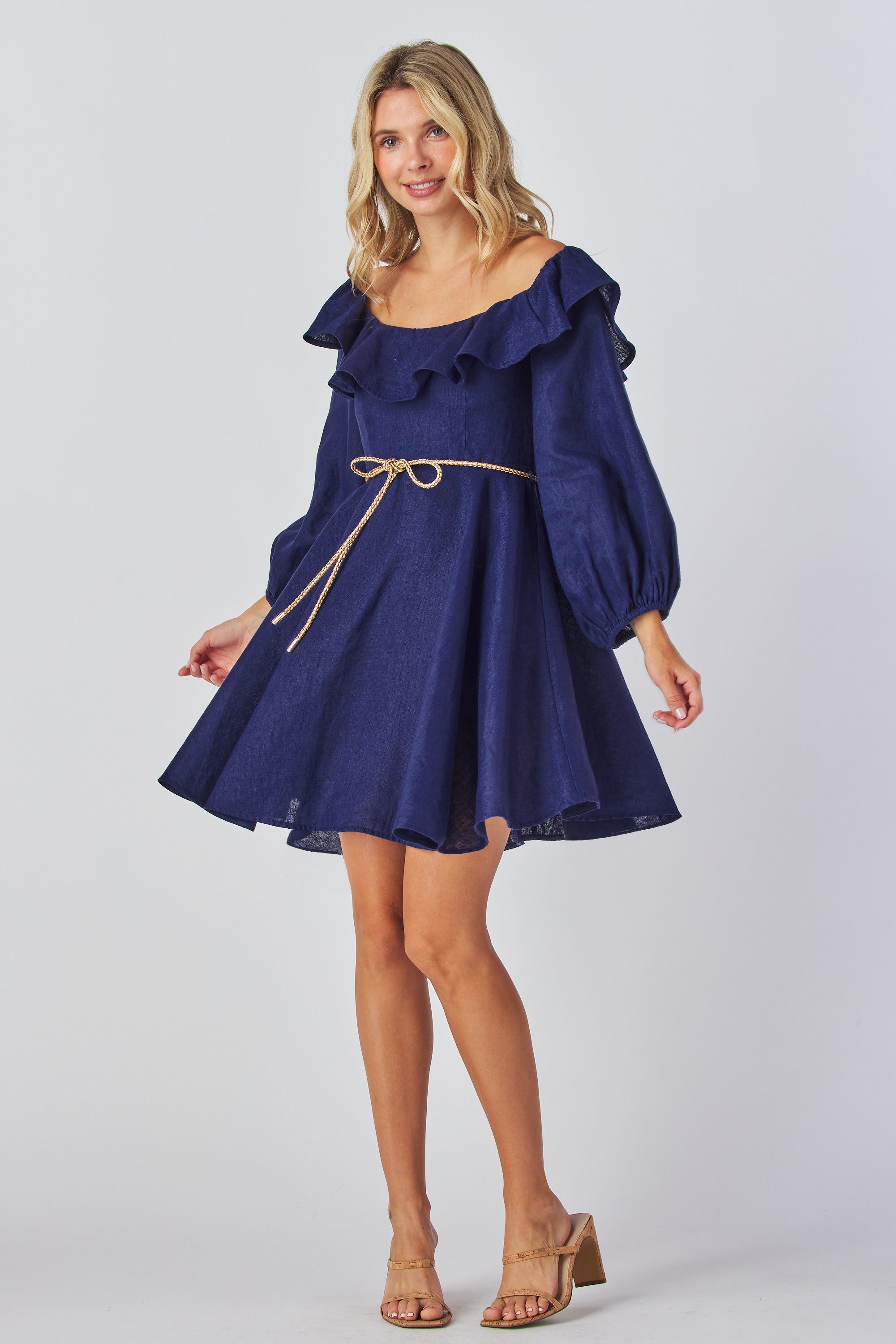 Bishop sleeve mini dress
Off-shoulder ruffle dress
Ruffle neck mini dress
String tie belt dress
Circle skirt mini dress
Long sleeve off-shoulder dress
Feminine ruffle trim dress
Flowy bishop sleeve dress
Cute off-shoulder mini dress
Waist tie belt dress
Vintage-inspired circle skirt dress
Elegant ruffle neckline dress
Romantic long sleeve mini dress
Flared circle hem dress
Stylish summer mini dress