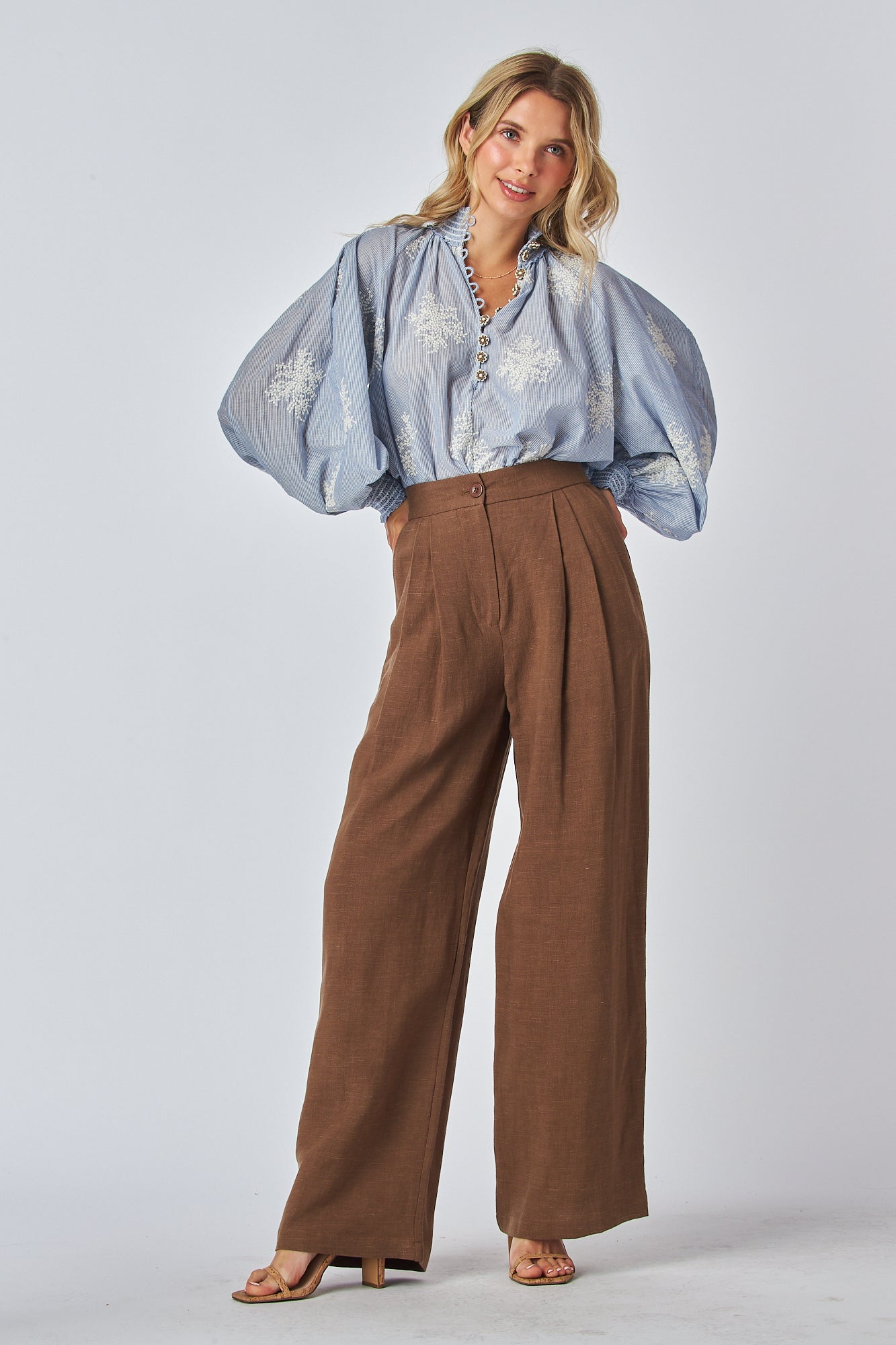 Mock neck ruffle collar blouse
Puff sleeve embroidered blouse
Button up floral blouse
Loose fit embroidered top
Floral embroidery blouse
Ruffle collar button top
Fitted cuff puff sleeve blouse
Romantic embroidered blouse
Loose fit blouse with mock ruffle collar and puff sleeves
Embroidered floral blouse with button front and fitted cuffs
Romantic puff sleeve blouse with ruffle neck detail
Vintage-inspired blouse with floral accents and ruffle collar
Button up loose blouse with embroidered flowers