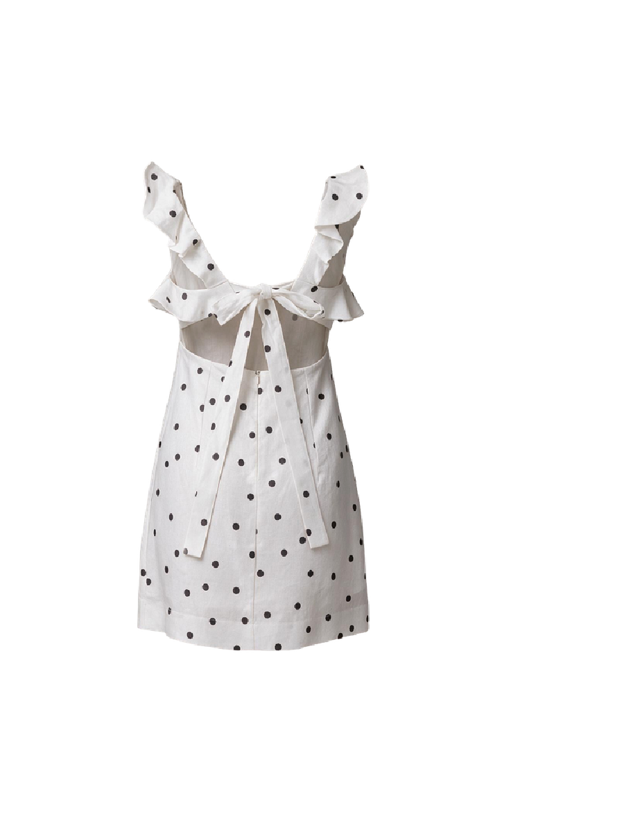Pamela Dress 3D ghost mannequin back view