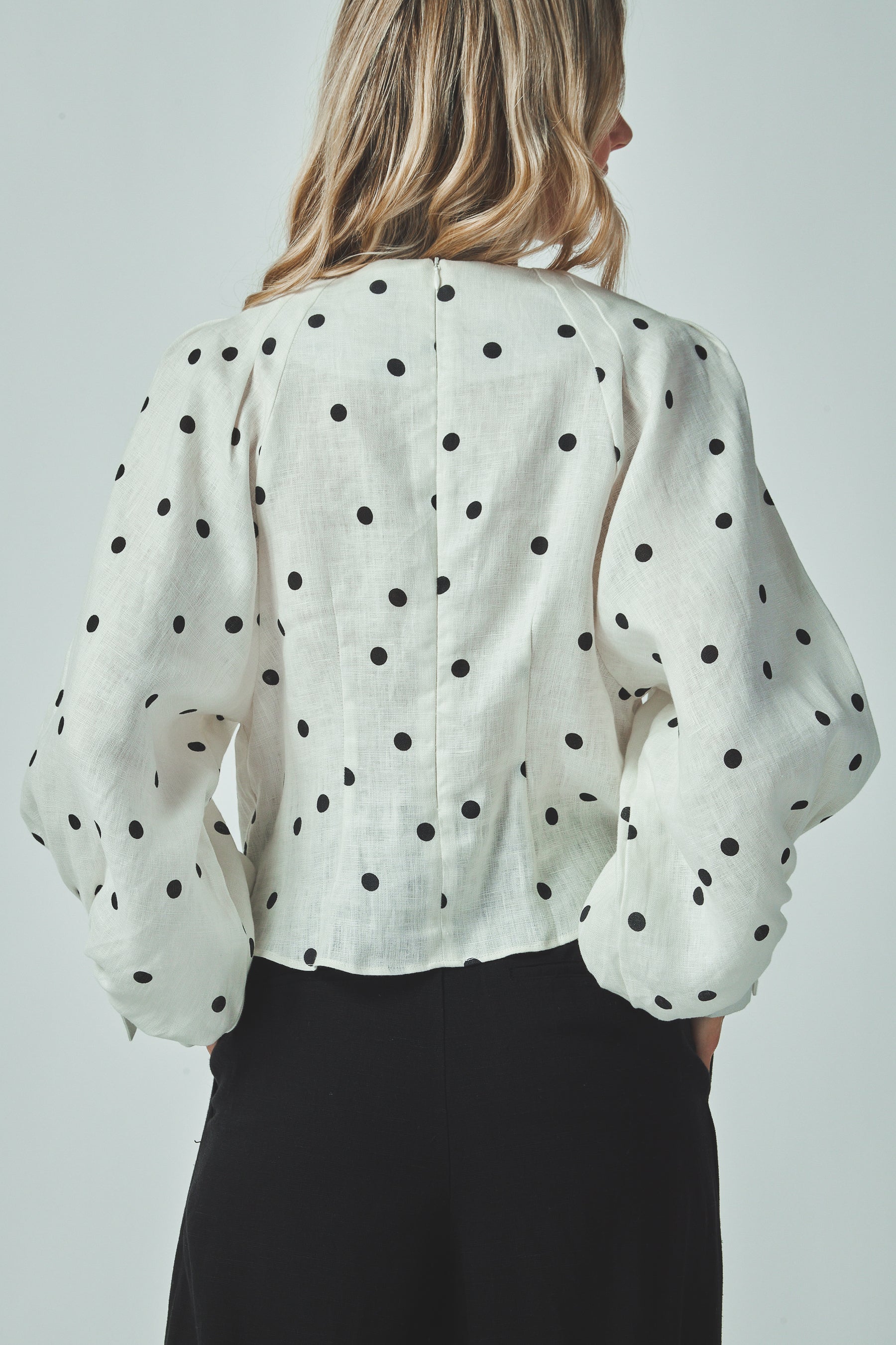 Madelyn top - Polka dots