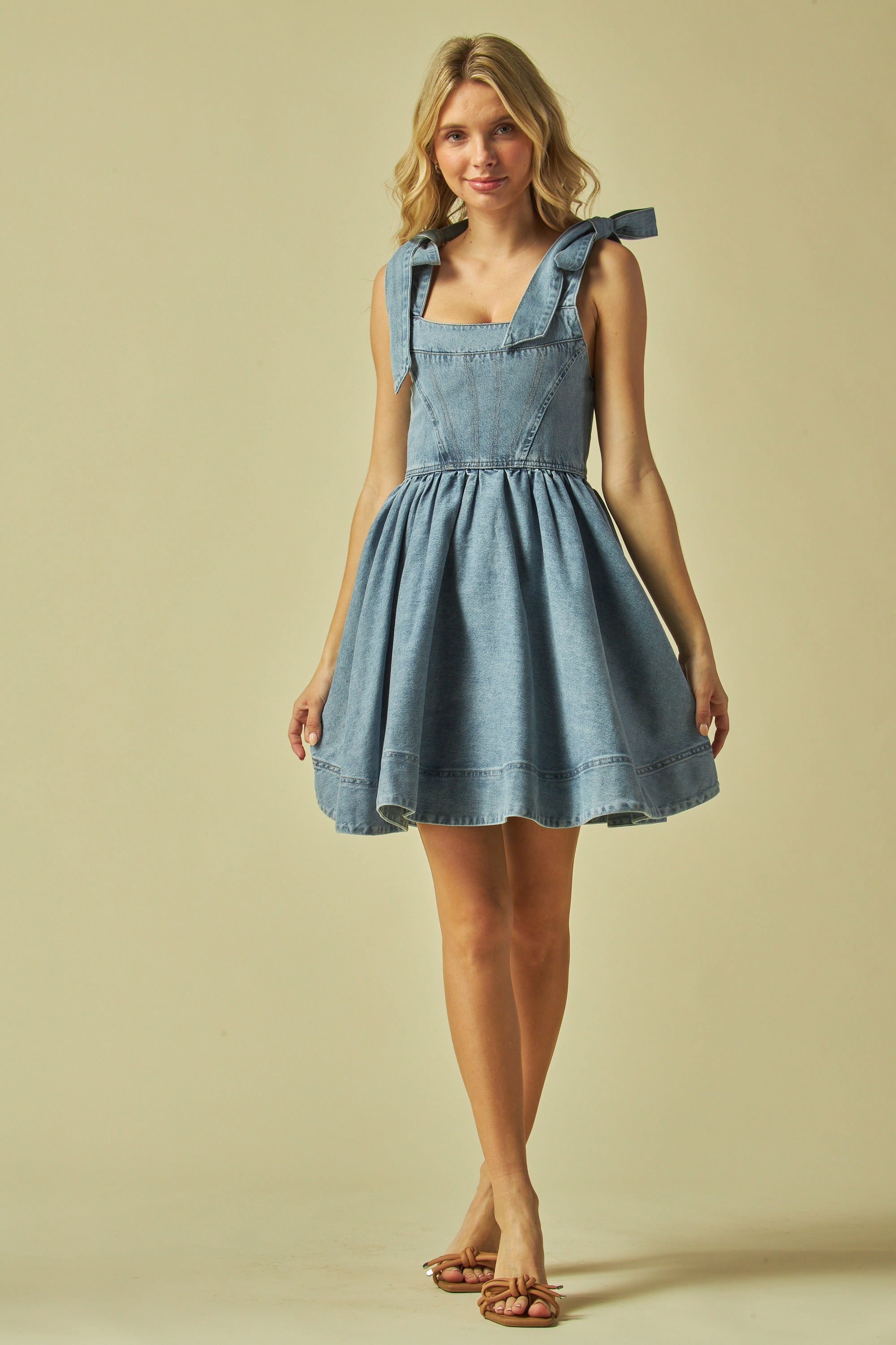 Sleeveless tie strap dress
Ruffle trim mini dress
Square neck fit and flare dress
Pleated waist mini dress
Fit and flare summer dress
Tie shoulder strap dress
Feminine ruffle neckline dress
Casual sleeveless mini dress
Flirty square neck dress
Lightweight pleated waist dress
Cute summer mini dress
Adjustable tie strap dress
Flared hem mini dress
Soft pleated fit and flare dress
Stylish sleeveless party dress